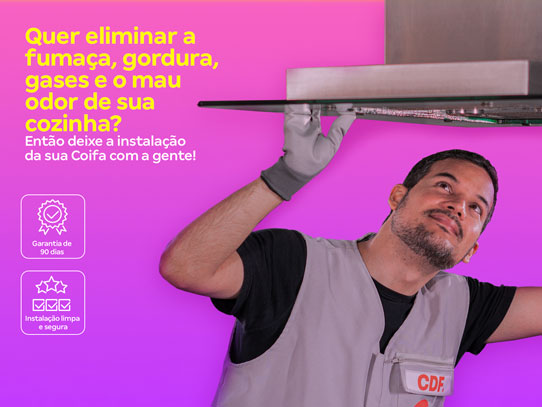 Instalação de coifa